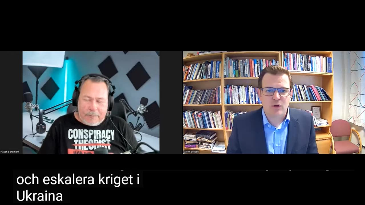 # 1120 - Bergmark intervjuar Prof. Glenn Diesen om det geopolitiska läget. SVENSKTEXTAD.
