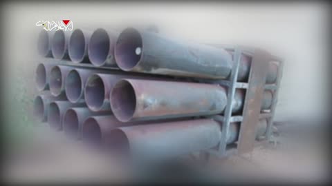 The bombing of the enemy’s command and control site in the “Netzarim” axis with “Rajoum” missiles