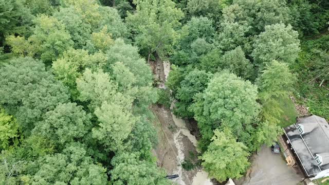 Red Spring Run flood damage