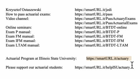 Exam LTAM exercise for October 5, 2021