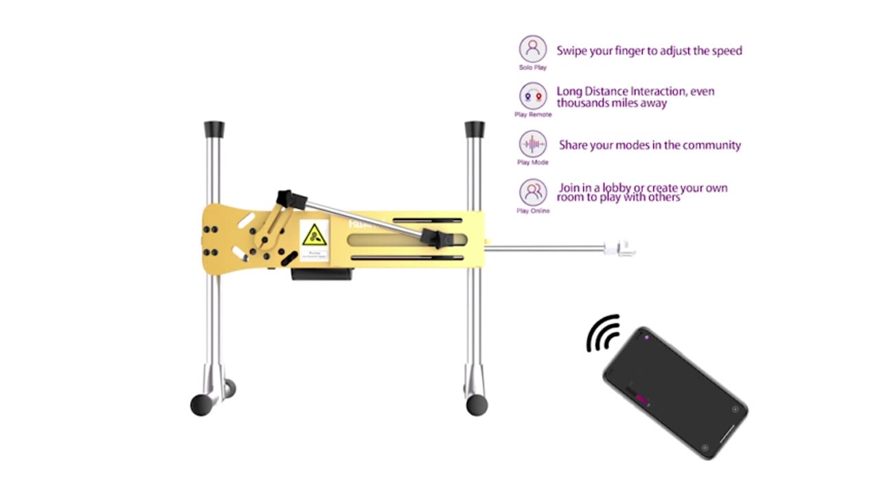 HiSmith Gold Premium Sex Machine + Remote & App