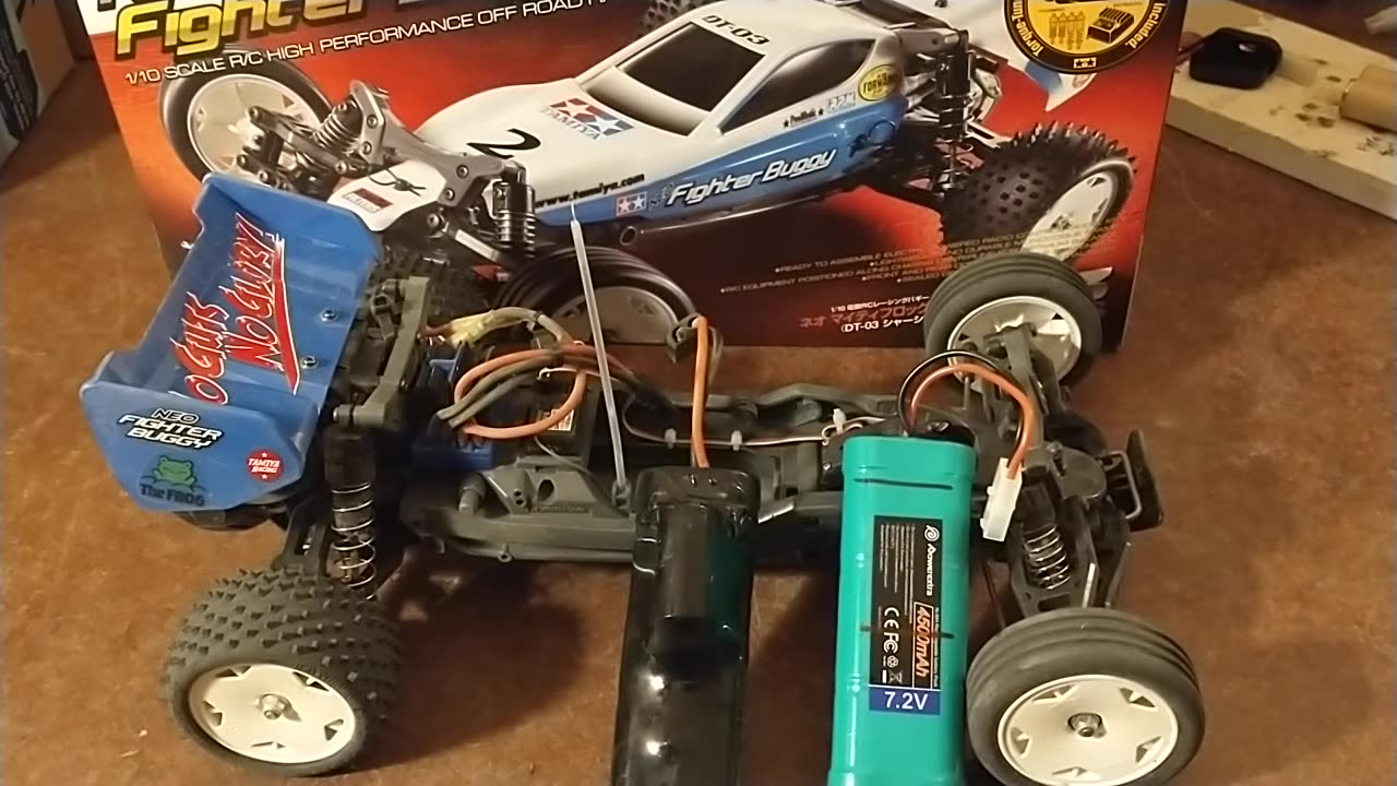8.4v 7 Cell NIMH battery option for the Tamiya DT-03 Neo Fighter / Racing Fighter / Aquroshot