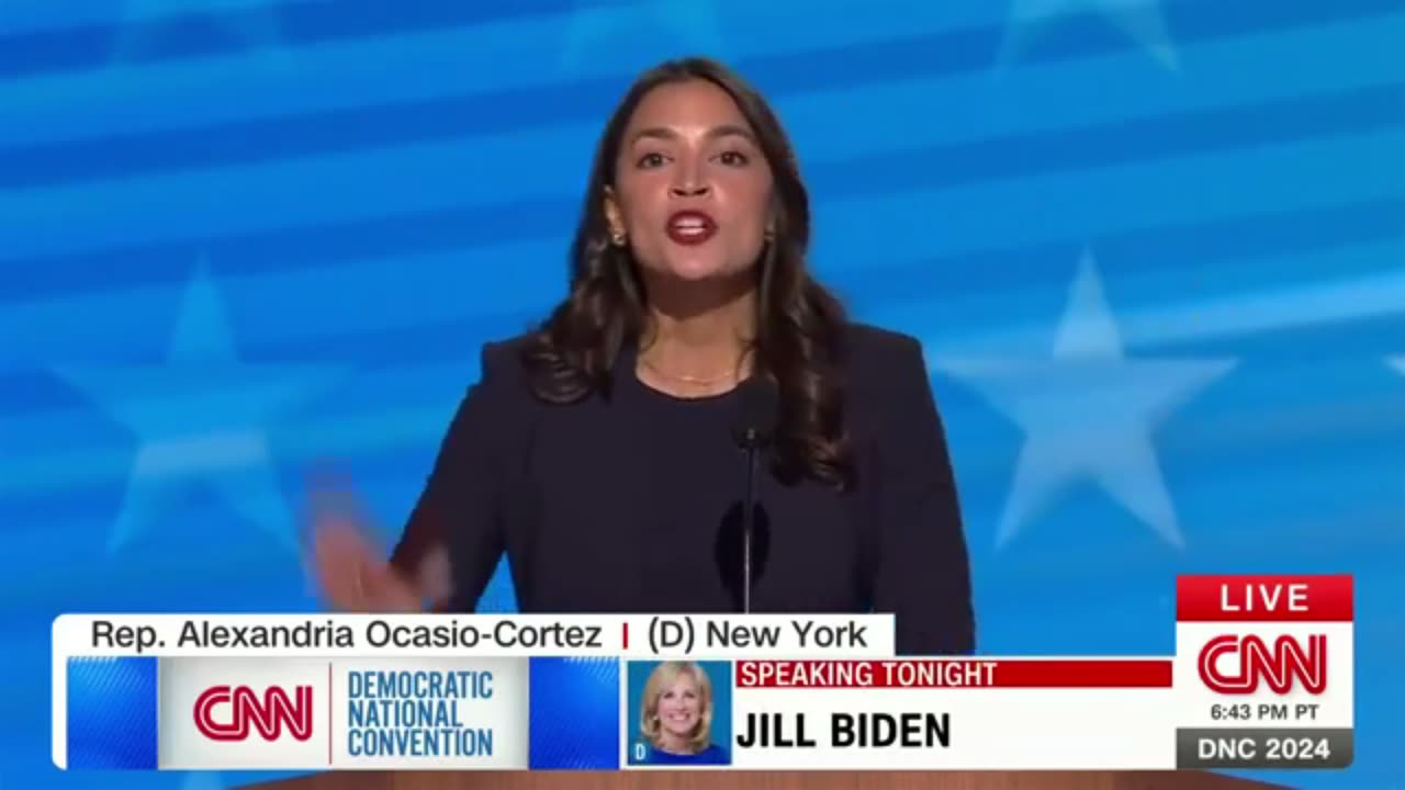 AOC Receives a Standing Ovation for Saying a Whole Lot of Nothing