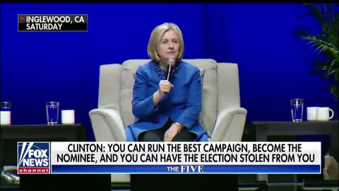Hillary Clinton Claims Election Was Stolen From Her