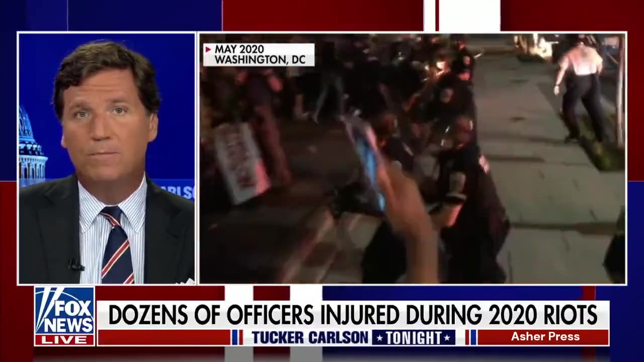 More Cops Were Injured by BLM at the White House than on January 6th - Tucker 03.2023