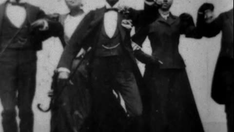 The Cake Walk Dance (1897 Original Black & White Film)