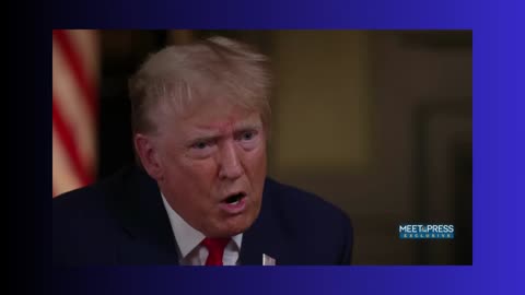 Donald Trump - I don’t consider us to have much of a democracy right now - part 1