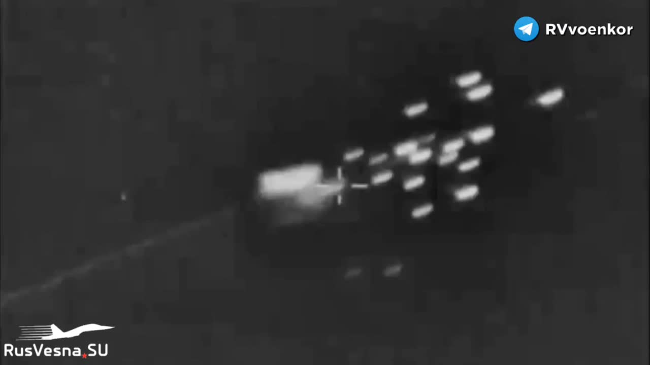 Ukraine War - Night destruction of Ukrainian UAV