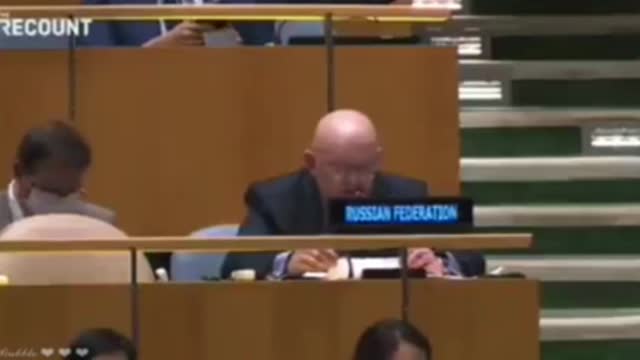 Russian ambassador to the UN - Trump is the legitimately elected President & was overthrown