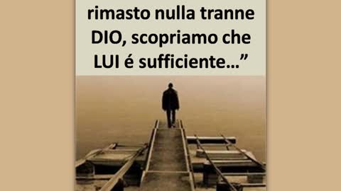 Che giova all'uomo se guadagna tutto il mondo e perde l'anima sua?