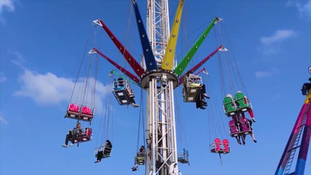 Awesome Amusement ride at Disney Land Park.