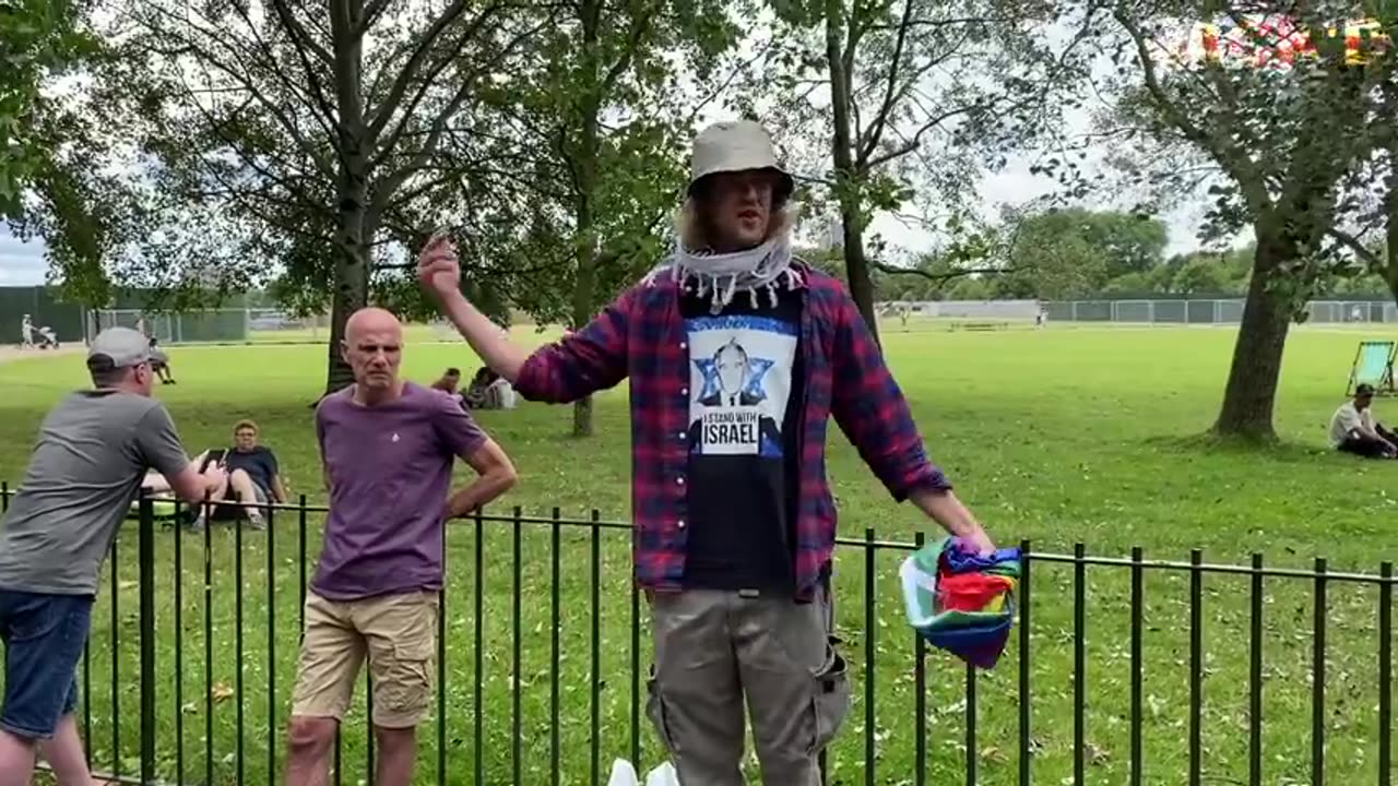 Zionism is a mental illness - Jack D at Speaker's Corner, Hyde Park, 21st July 2024