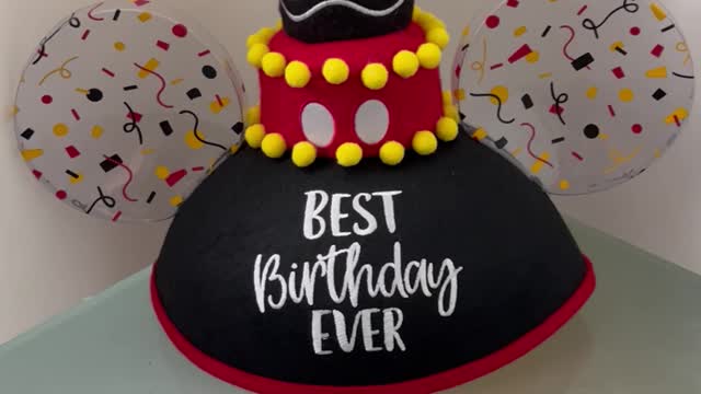 Disney Parks Best Birthday Ever Mickey Mouse Ears Hat #shorts