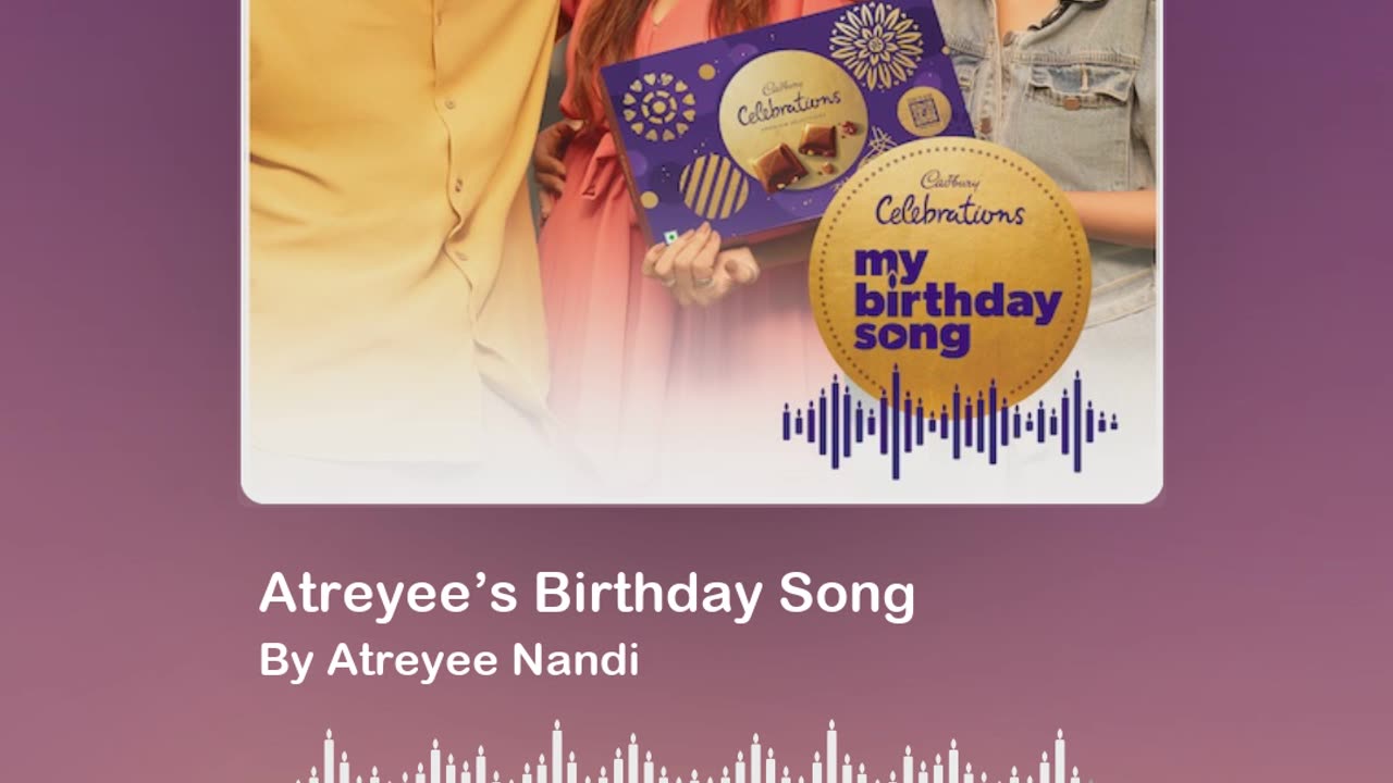 My birthday song