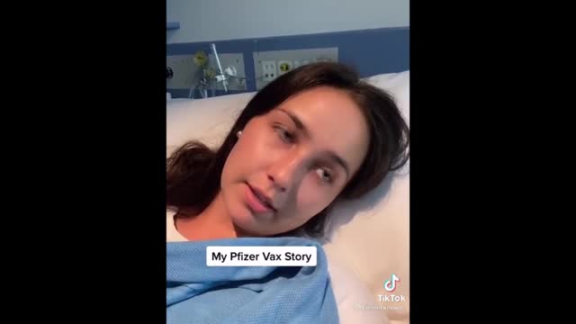 19 Year old With “Blood clots all over” after Pfizer Jab