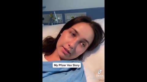 19 Year old With “Blood clots all over” after Pfizer Jab