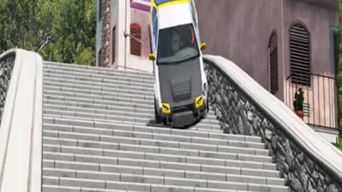 Trucks and Cars vs Stairs