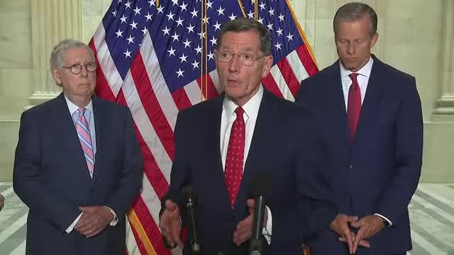 🔴Senate GOP Leadership holds a press briefing following a luncheon.