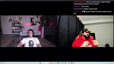 Zherka Presses Sneako About Nick Fuentes Jokingly Laughing At Him Getting Banned