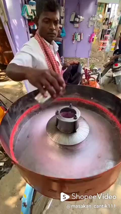 How to make sweet cotton candy roll delhi version