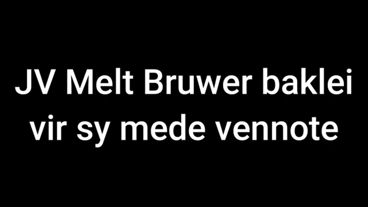 JV Melt Bruwer sien sy gat