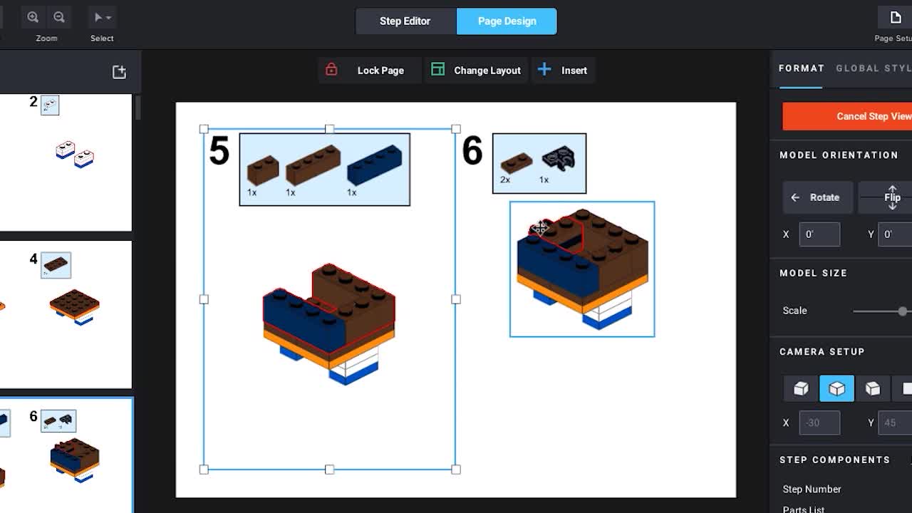 Lego parts building