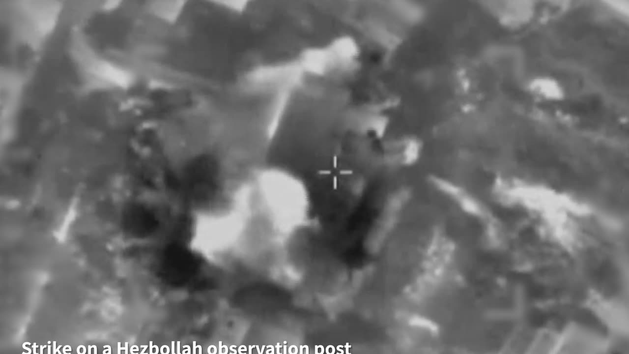 IDF: Yesterday(Monday), the IAF struck Hezbollah military structures in the areas