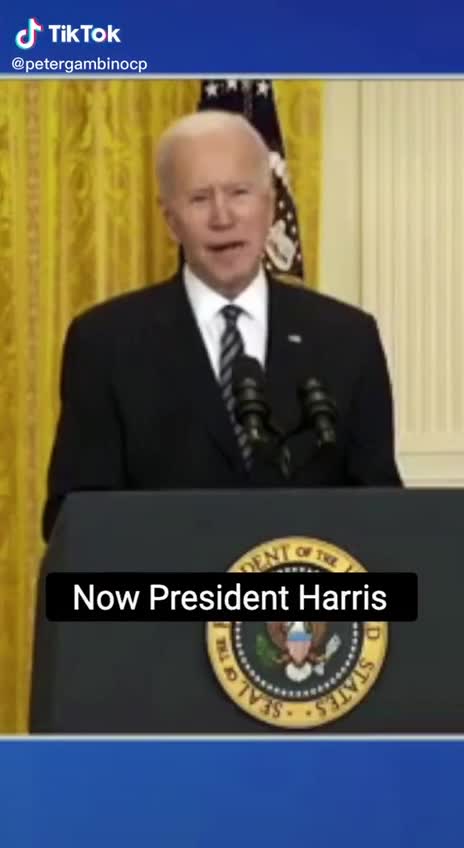 Biden works for Harris Funny