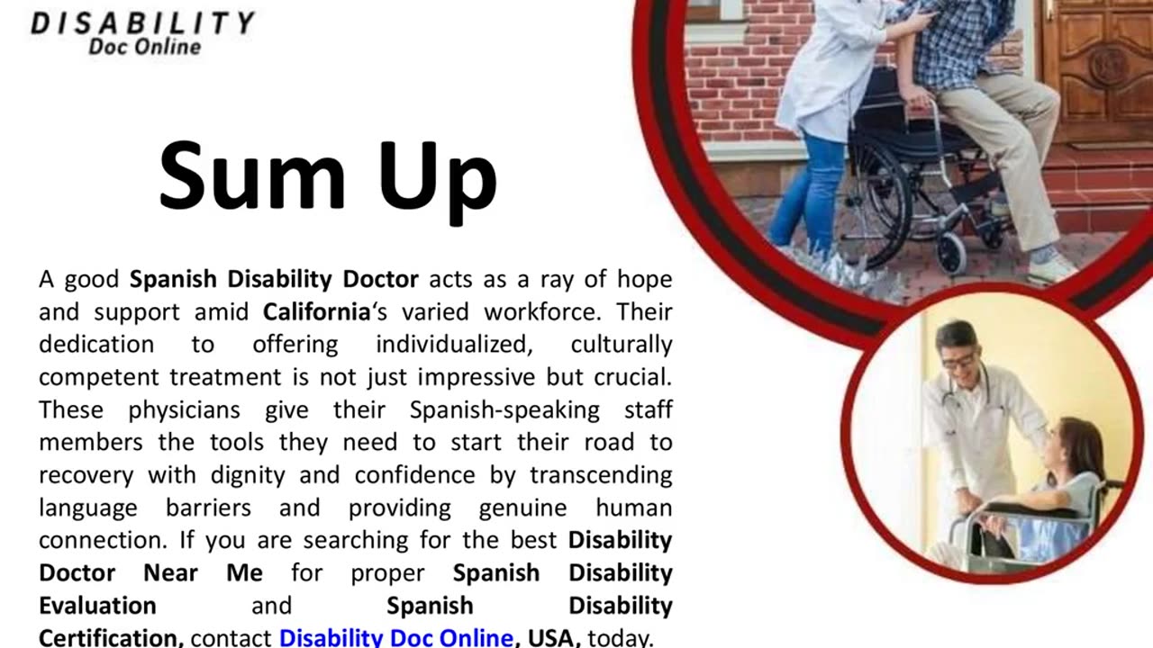 How Disability Doctors Support Spanish Employees In California