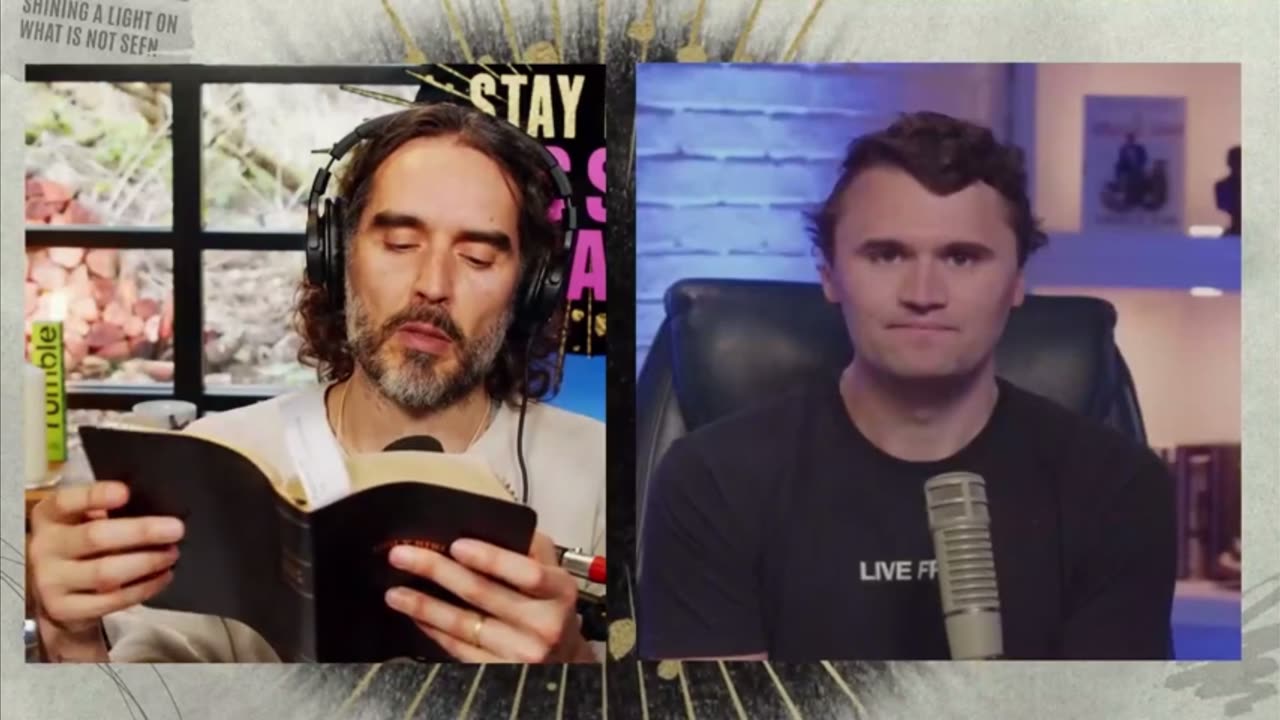 Charlie Kirk shares the Gospel with Russell Brand - Beautiful