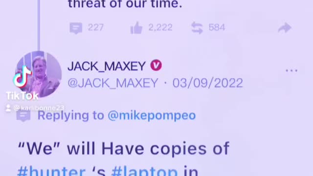 Jack Maxey on Biden Laptop from Hell! Sheriff’s be ready and remember the Constitution!