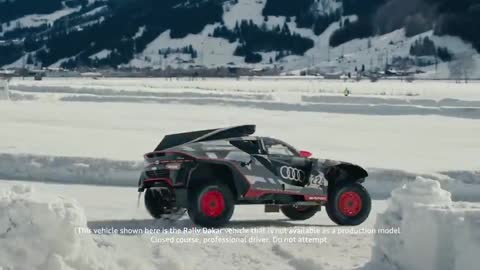 The Audi RS Q etron x GP Ice Race