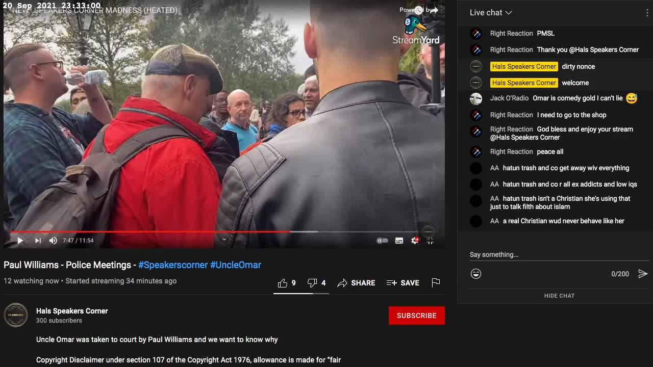 R Halima 2021-09-20 Paul Williams - Police Meetings
