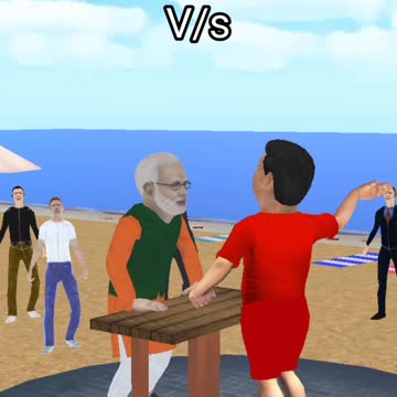 Modi 🇮🇳 Vs 🇨🇳 Xi Zinping Slap Game president