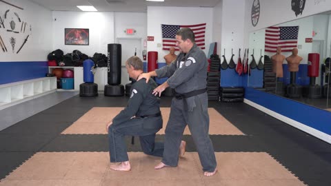 Correcting common errors executing the American Kenpo technique Retreating Pendulum