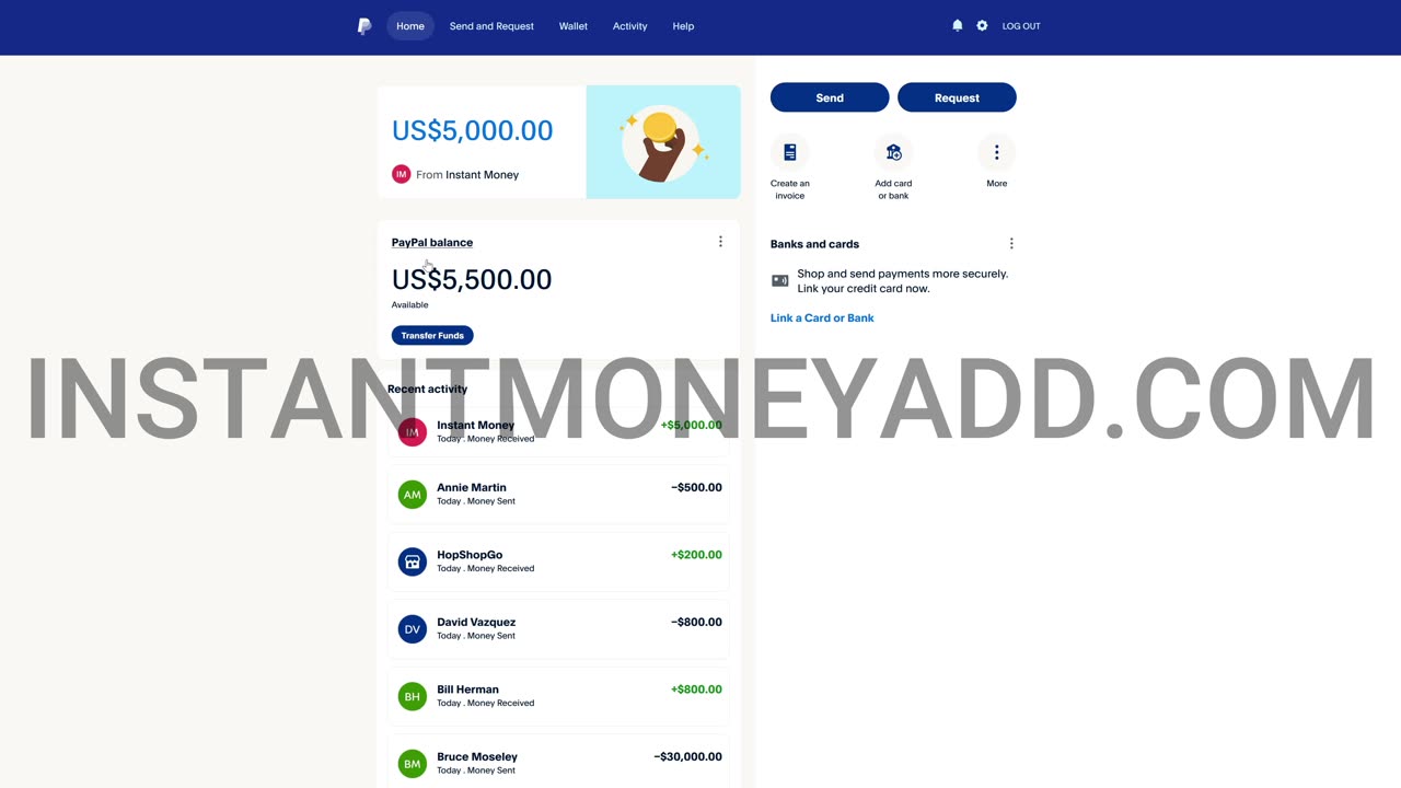 PayPal Money Adder