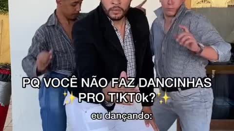 Quando você e seu amigo resolvem dançar