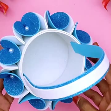 DIY Unique Glitter Foam Paper Crafts Idea #diy #crafts #evafoam #handmade #handmadecrafts