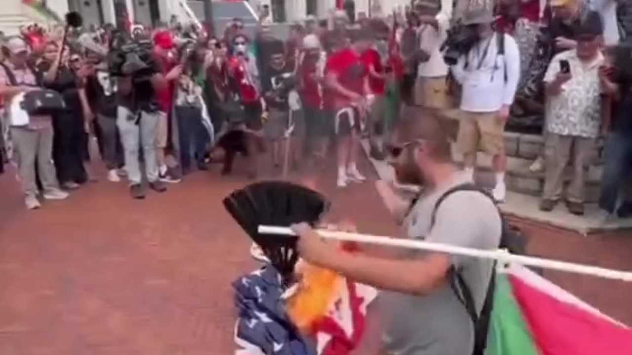 Absolute chaos continues outside Union Station in Washington DC.