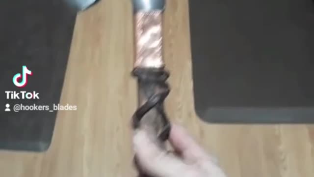 Finished pole axe I made for a client.