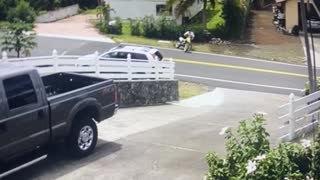 Hawaiian Dirt Bike Wheelie Fail