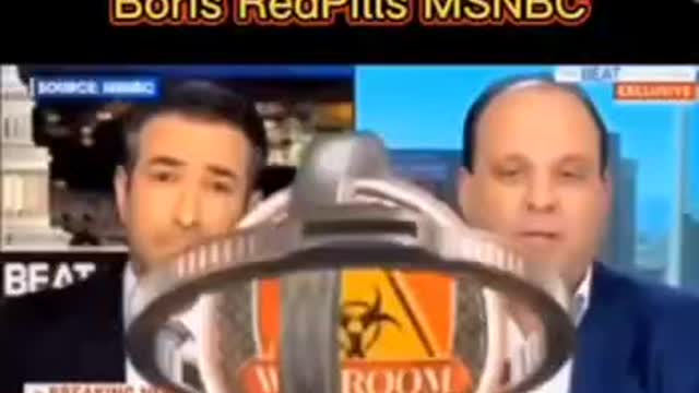 MSNBC red pilled by Boris. Trump Won the 2020 election but it was stolen.