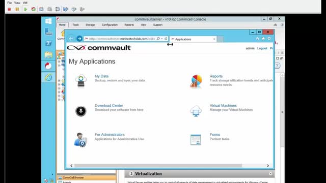 DIY CommVault Virtual Server Agent and Web Interface tutorial (STEP BY STEP GUIDE) #getajobinit