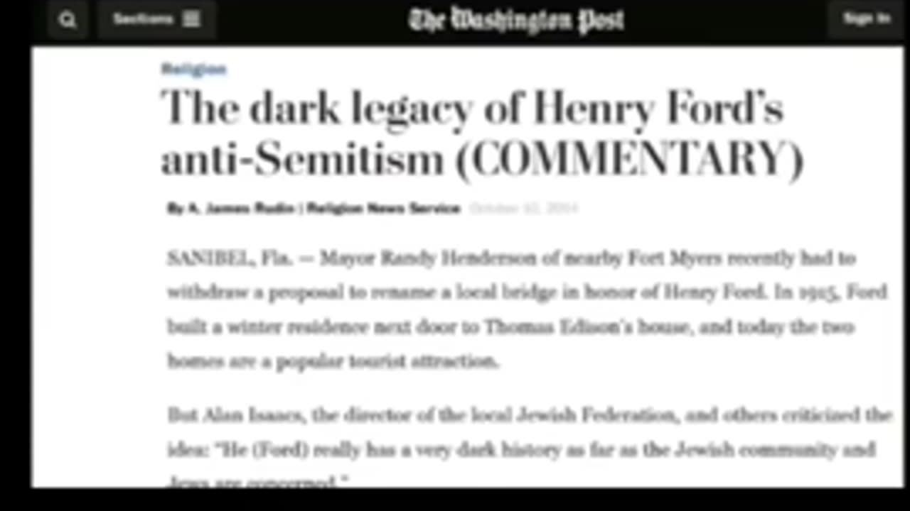 Henry Fords book on jews