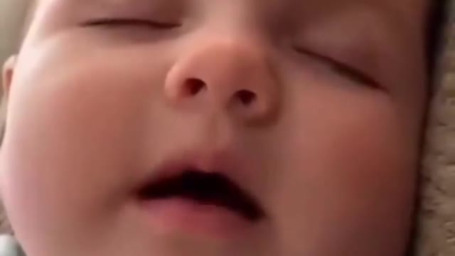 Baby first time speak