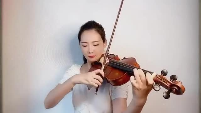 The beautiful sound comes from this violin