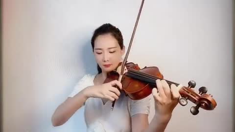 The beautiful sound comes from this violin