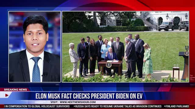 BURN! Elon Musk Fact Checks President Biden on Electric Vehicle