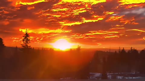 Nature’s Canvas: A Spectacular Sunset