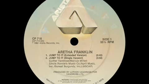 Aretha Franklin - Jump To It (extended version)